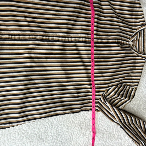 Boss Black and White Striped Button Down Shirt - Picture 3 of 8